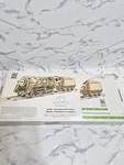 Ugears Mechanical Model Series 71 Wooden Locomotive W/ Tender 443PC New. Fixed Price $35.00.