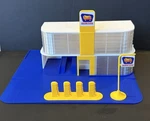 Diecast Scale 1:64 1:72 1:87 Ho - Golden Fleece Gas Petrol Service Station 3DP. Fixed Price $78.90.
