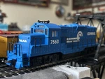 Ho Walthers 931-106 Emd GP9M Loco Conrail #7563. Fixed Price $69.00.