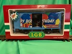 Lgb 44352 Happy Birthday Car, Nib; Plays The Song. Fixed Price $116.00.