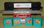 K-line 6544 Swanson's Dinners Long Gondola W/ Crates For O/027 Wks/ Lionel 94. Fixed Price $22.00.