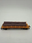 Bachmann Ho Scale Ponderosa Lumber Company Car With 2 Logs. Fixed Price $11.99.