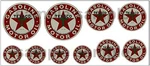1:43 Scale Texaco Sign Boxcar Gas Station Tanker Truck Diorama Decals. Fixed Price $7.99.