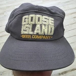 Goose Island Beer Company Panel Hat Cap Gray Adjustable Made Usa. Fixed Price $16.99.