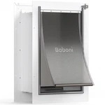 Pet Door For Wall, Steel Frame And Telescoping Tunnel, Aluminum Lock, Double Fla. Fixed Price $184.65.