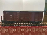 Lgb #4163 Deutsche Reichsbahn 2 Compartment Box Car W/brakeman Cabin. Fixed Price $80.00.
