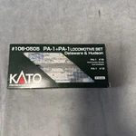 Kato N-scale #106-0505 PA-1+PA-1 Locomotive Set Delaware & Hudson #16 #19. Fixed Price $299.00.