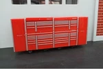 Snap On Tools "wide Body" Chest Miniature Casters 1/24 Scale G. Fixed Price $39.95.