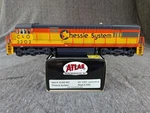 Atlas Ho U30C, Chessie System, Road #3302, #10 003 922, Dcc/sound Model.. Fixed Price $169.00.