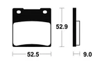 7501 - Sintered Brake Pads MR56 Compatible With Suzuki Gsf 400 Bandit. Fixed Price $66.11.