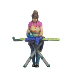 Noch Ho Scale Woman Ironing. Fixed Price $11.86.