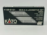 Kato #106-2101 E8/9 A+a Cb&q Locomotive Set Burlington Scale 9975 9985A Tested. Fixed Price $199.99.