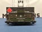 Aristocraft United States Army Bobber Caboose ART-42220. Fixed Price $69.99.