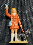 Lgb Figure Dress *g-scale* Dog Lady Purse Waiting For Train. Fixed Price $15.99.