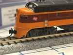 Milwaukee Road Scale Olympian Hiawatha Passenger Car Set/w Kato Locomotive 95A. Fixed Price $424.99.