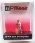Ho Scale Preiser # 28103 Woman Watering Flowers : 1/87 Individual Figure. Fixed Price $7.35.