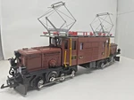 Lgb 2040 Brown Rhb Crocodile 1980 Scale Electric Locomotive. Fixed Price $475.00.