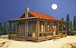 Scale Train Ranch House For W Lgb Accucraft Aristocraft Usa Locomotives. Fixed Price $525.00.