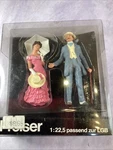 Ho Preiser 5053 Victorian Couple : 1/87 Scale Figures. Fixed Price $37.99.