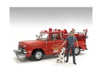 "firefighters" Dog Training Figures For 1/24 By American Diorama 76420. Fixed Price $11.99.