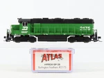 Scale Atlas 49824 Bn Burlington Northern Emd GP38 Diesel #2175 - Dcc Ready. Fixed Price $210.95.