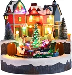 Animated 9" Christmas Village Train Set With Music & Lights For Holiday Decor. Fixed Price $99.99.