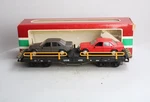 Lgb 4059 Scale Flatcar W/ 2 Mercedes Automobiles Ln/box. Fixed Price $69.69.