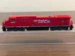 Kato N Scale Ge AC4400CW Cp Flag Scheme #9567 Dc. Fixed Price $90.00.
