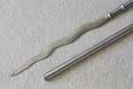 S0612 Movie Red Cliff Three Kingdoms Snake Skin Scale Sword Spear Pole Arm 83". Fixed Price $238.92.