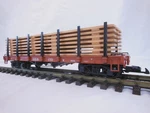 4169 Lgb Flat Car With Lumber Load Scale. Fixed Price $64.95.