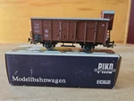 Piko Ho Scale Wood Box Car New In. Fixed Price $24.99.
