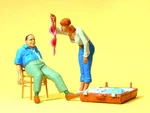 Preiser 45146 1:22.5 Scale Lgb Gauge Give Me Answer - Scene New Mib. Fixed Price $39.99.