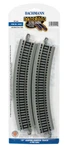 Bachmann 44501 Ez-track 18" Radius Curved (4) W/ Nickel Silver Rails Ho. Fixed Price $13.99.