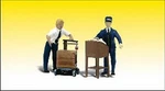 Woodland Scenics A2555 Dedicated Depot Worker Figures (set Of 2). Fixed Price $25.99.