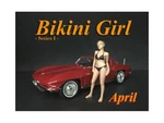 April Bikini Calendar Girl Figure For 1/24 Scale Models American Diorama 38268. Fixed Price $7.99.
