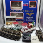 Vtg 1990S Kalamazoo Scale Ornament Express Set. Fixed Price $289.99.
