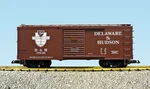Usa Trains R19107B G D&h Simulated Wood Box Car (bc Red) #17946. Fixed Price $54.44.