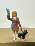 Lgb Figure Dress *g-scale* Dog Lady Purse Waiting For Train. Fixed Price $12.99.
