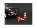 American Diorama 77532 Traffic Cones Set Of Accessory For 1:24. Fixed Price $23.99.