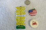 2 "maine Rubber / Wood Refrigerator Magnets + Usa Bonus" Excellent. Fixed Price $9.99.