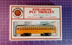 Gwc Bachmann Streamline Pcc Trolley, Good Working Condition, Lighted 3RD One. Fixed Price $28.80.