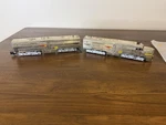 American Flyer Gauge Chrome Santa Fe #360 361 Aloc & B Units. Tested - Works. Fixed Price $149.99.