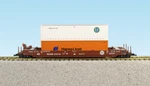 Usa Trains Intermodal Flat Car With Containers - R17111 Bnsf Circle Logo #2. Fixed Price $239.95.