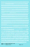 K4 Ho Scale Water Slide Decals White 3/16 Inch Bold Gothic Letter Alphabet. Fixed Price $8.15.