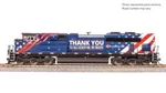 Broadway Limited 8673 Mrl #4404 SD70ACE, Sound/dcc Essential Workers, Ho Gauge. Fixed Price $399.99.