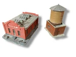 Commercial Building W/water Tower Pola Kit - Ho Scale. Fixed Price $15.00.