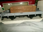 Scale Lgb 4110 Gray Flatcar W/ Lumber Load. Fixed Price $47.25.