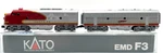 Kato 176-189, 176-194 F3-A F3-B Set Santa Fe Phase Ii. Fixed Price $249.99.