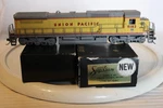Ho Scale Spectrum, Dash 40C Diesel Locomotive Union Pacific, Yellow, #9183. Fixed Price $96.00.