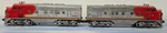 Lionel 2333 Santa Fe F3 A-a Postwar Diesel Set Gauge Runs Excellent Video No B. Fixed Price $679.00.